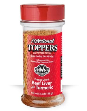 NORTHWEST NATURALS FUNCTIONAL TOPPER | BEEF LIVER WITH TURMERIC 4.5 OZ