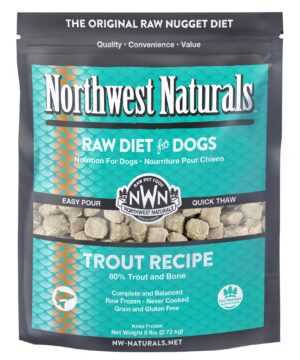 Northwest Naturals Dog Frozen Nuggets Trout 6lb