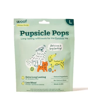 Woof Pupsicle Pops Freezable Dog Treats Beef 12oz XL